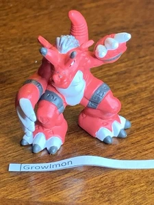 Growlmon Digimon Mini Figure Bandai - SPEDIZIONE COMBINATA GRATUITA - Foto 1 di 6