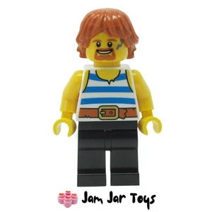 LEGO Knight Castle Blacksmith Minifigure White Tank Top 31120 CAS556 F14 - Picture 1 of 3
