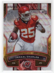 Jamaal Charles 2025 Topps Resurgence White Surge Refractor 026/125 - Chiefs - Picture 1 of 1