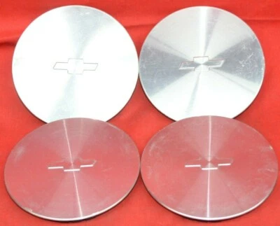 Set 4 1997 - 2005 Chevy Chevrolet Venture OEM Machined Wheel Center Caps 9593128 - Image 1 of 4