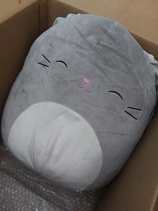 Squishmallow Blake Grey Bunny 16 Zoll grau Plüsch Stofftier Osterhase 2021 NEU - Bild 1 von 2