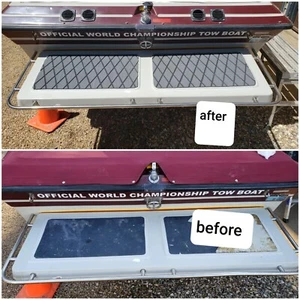 Almohadilla de espuma EVA gris diamante para suelo de barco para plataforma de natación de yate, Jon Boat - Imagen 1 de 21