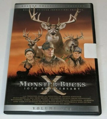 Realtree Monster Bucks X Vol. 1 DVD (2002) Collectors Ed *RARE* Free Ship! * - Image 1 of 2