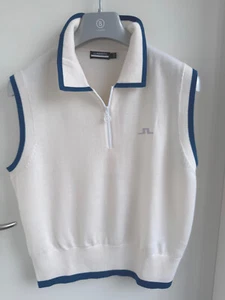 ✭ J.LINDEBERG ✭ Damen AKEISHA Golf Strickpullover ✭ ärmellos ✭ Gr. L cremeweiss - Bild 1 von 10