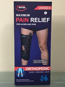 Featol Orthopädische Knie Wegfahrsperre Maximale Schmerzlinderung Neu im Karton Unisex Größe Large - Bild 1 von 7