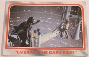 Vintage Empire Strikes Back Trading Card #114 Embrace The dark Side 1980 - Picture 1 of 2