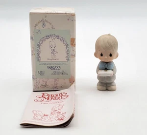 Precious Moments Figurine E-2833 Ring Bearer 1983 Vintage New in Original Box - Picture 1 of 7