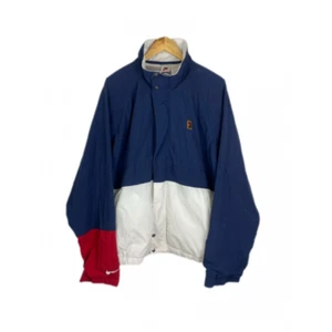 Vintage Nike Jacke 90er Track Jacket Größe XL Herren Blau / Weiß Retro - Bild 1 von 4