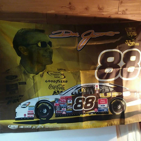 Vintage Dale Jarrett UPS 88 Racing Flag 42x25 Cover