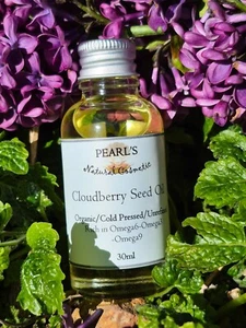 ORGANIC CLOUDBERRY SEED OIL, Unrefined, Vegan, Cold Pressed, 30ml - Picture 1 of 7