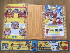 Artset flyers top hunter neo geo mvs snk arcade no console aes cd cdz