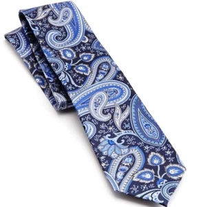 Neue Croft & Barrow Herren reine 100 % Seide Paisley Designer Executive Krawatte Neu mit Etikett - Bild 1 von 13