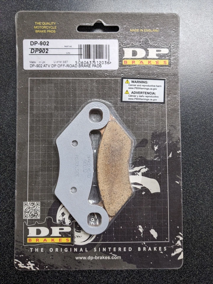 Pastillas de freno DP - DP 902 (1 juego) Polaris ATV ver tabla de compatibilidad Foto 1 de 1