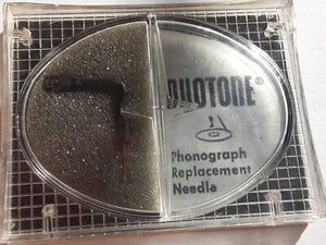 🌴 Nuevo de Lote Antiguo Duotone 585 Repuesto para Sonotono, Aguja Fonográfica Zafiro,  - Imagen 1 de 4