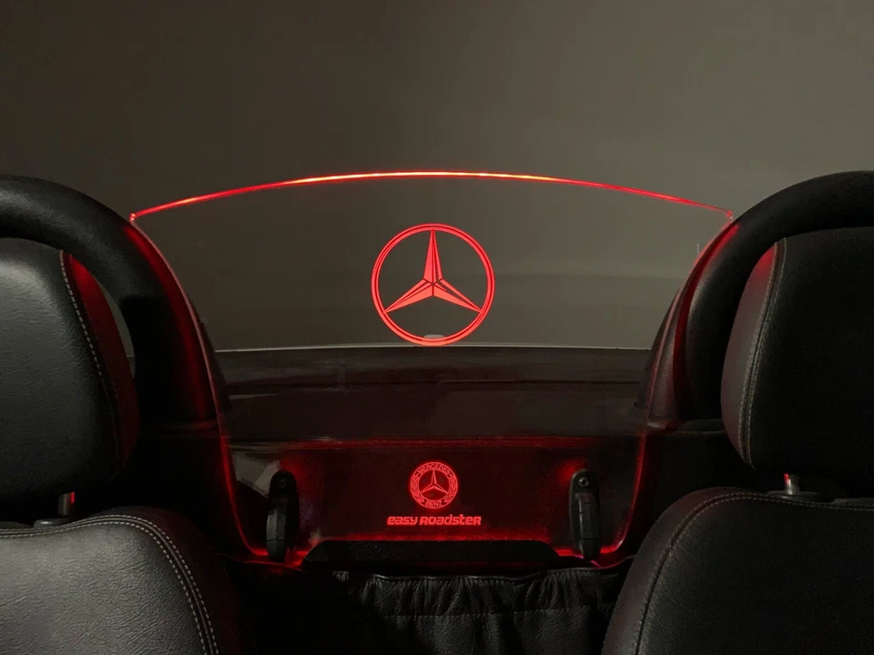 Deflector de viento 1997-2004 para Mercedes-Benz SLK R170 kit de iluminación de parabrisas Foto 1 de 4