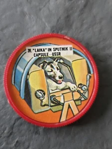 Krun-Chee Corn Chips Space Coin #30 "Laika" In Sputnik II Capsule USSR - Picture 1 of 2