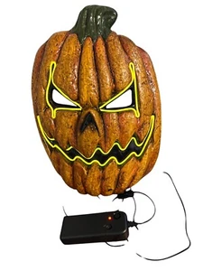 Costume Halloween maschera viso adulto Rotten Jack luci solide o lampeggianti - Foto 1 di 11