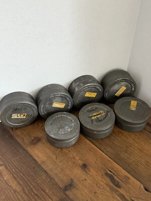 Lote De 7 Botes De Película De Película De Lata Vacíos De Colección Eastman Kodak Company (C) Foto 1 de 4