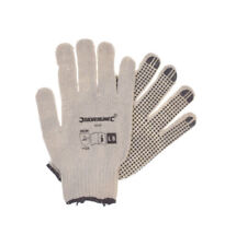 Silverline Single-Sided Dot Gloves, Large
