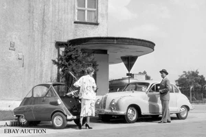 BMW 502 V8 & BMW Isetta 1955 - campagna stampa fotografica - Foto 1 di 1