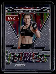 2022 Panini Prizm UFC Joanna Jedrzejczyk #2 Fearless - Foto 1 di 2