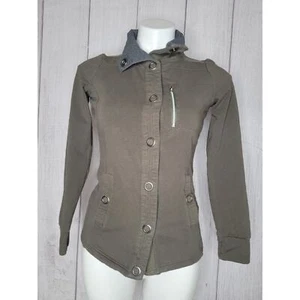 STS Ranchwear Lightweight Brown Button Down Collared Jacket Womens Size XS - Picture 1 of 16