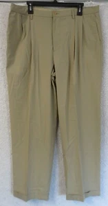 Herren Nautica Rigger Plissee vorne Anzughose hellbraun Größe 36 x 32 Viskose Mischung - Bild 1 von 8