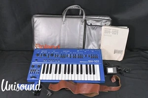 Roland SH-101 Blue Vintage Monophonic Synthesizer in sehr gutem Zustand - Bild 1 von 14