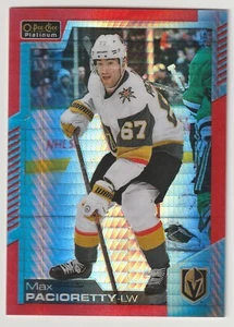 2020-21 OPC Platinum Max Pacioretty #129 LV Golden Knights Red Prism 189/199 - Bild 1 von 2