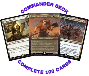 Saskia the Unyielding/Human Typal/Custom Commander/EDH Deck 100 Cards MTG - Picture 1 of 9