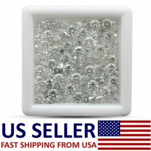 3-3.10 MM E VS1 CLEARITY 10 PICS LOT CVD DIAMONDS Loose Lab Grown MELEE - Picture 1 of 5