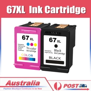 67xl Ink Cartridges for HP 67 XL For Deskjet 2755 4155 Envy 6052 6055 Printer - Picture 1 of 19