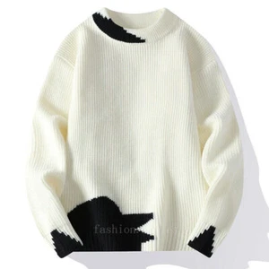 Otoño Invierno Suéter Para hombres Pullover Hombre Hip Hop Calle Suéteres Ropa de abrigo Prendas para el torso - Imagen 1 de 27