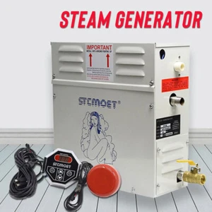 Bathroom Sauna Machine Steamer Spa Generator for Shower Home Steam Room Shower - Picture 1 of 16