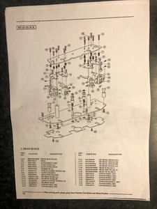 PER REGIST .AKAI GX-635D/636/646/747 TESTINA PLAY/REC +TESTINA CANCELLAZIONE - Foto 1 di 6
