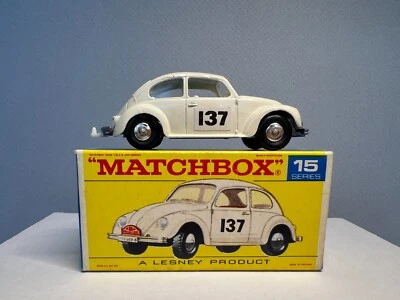 Ruedas regulares Matchbox # 15 VOLKSWAGEN *Rara caja F sin dirección automática* Foto 1 de 4