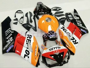 REPSOL Orange Black Red ABS Injection Fairing Kit Fit for 2004 2005 CBR1000RR - Picture 1 of 7
