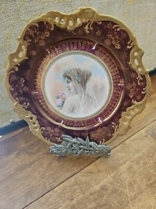 VINTAGE RARE Z.S.&C BAVARIA ROYAL VIENNA PLATE - Picture 1 of 5