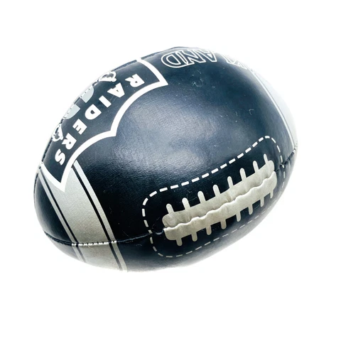 Good Stuff NFL Super Bowl Football Game Ball, Oakland Raiders, Black - White Cover