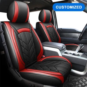 Custom For Ford F150 2015-2022 Seat Covers Front Rear Seat Protector - Picture 1 of 7