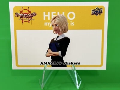 🕷️2022 Spider-Man Into the Spider-Verse Amazing Stickers #AS-20 Gwen Stacy!!🕷️ - Image 1 of 3