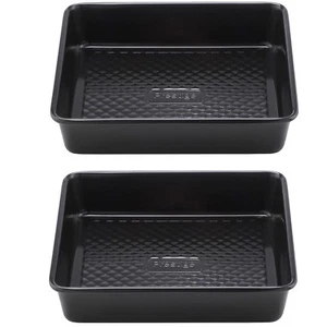 2 UNIVERSAL Kohlenstoffstahl Ofenblech Antihaft Tief Backen Bräter 34 x 24 cm - Bild 1 von 3