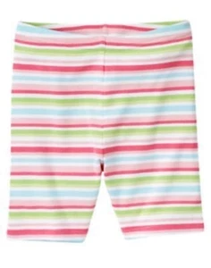GYMBOREE FAIRY GARDEN MULTI COLOR STRIPE BIKE SHORTS 3 4 5 6 7 8 9 10 12 NWT - Picture 1 of 1