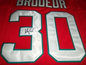 Martin Brodeur Hand Signed New Jersey Devils Jersey JSA Authenticated LOA X79092 - Picture 1 of 4
