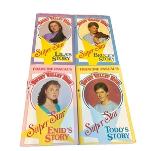 Sweet Valley High Super Stars Editions Bundle X4 Books Lila’s Todd’s Story Vgc - Picture 1 of 13
