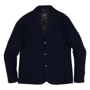 GRAYERS Hutton Wool Twill Unstructured Sport Coat - Navy Size XL - Picture 1 of 11