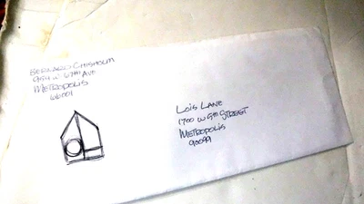SMALLVILLE  TV SERIES  PROP LETTER  sent  to  LOIS LANE episode  CONSPIRACY - Image 1 of 4