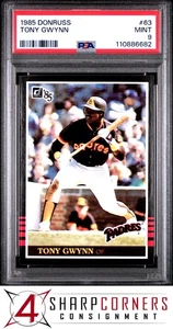 1985 DONRUSS #63 TONY GWYNN PADRES HOF PSA 9 - Picture 1 of 3