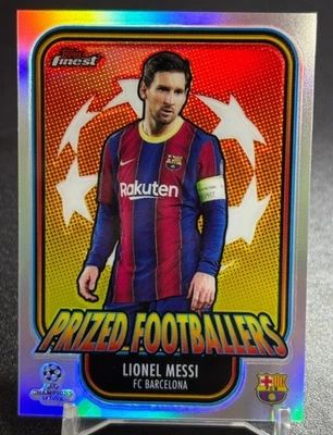 Lionel Messi 2020-21 Topps Finest UEFA Champions Prized Footballers #PF-LM - Image 1 of 2