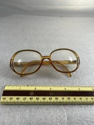 GAFAS VINTAGE CHRISTIAN DIOR CD ÁMBAR 2076 10 53-17 Marco Solo Alemania Foto 1 de 4